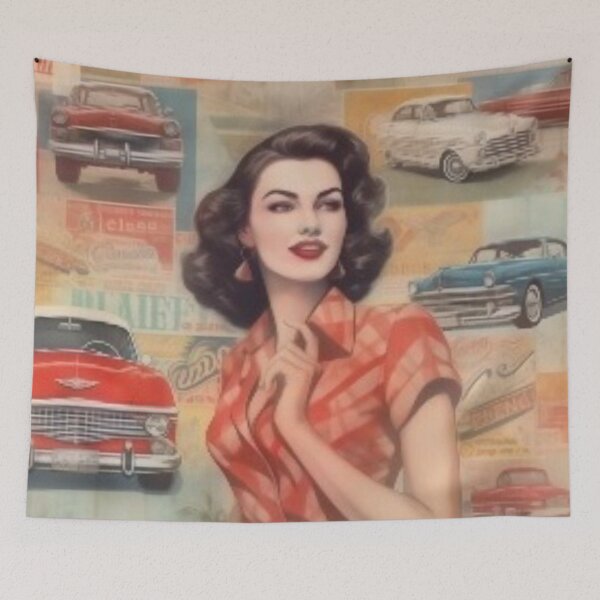 Item preview,  America Beauty Retro Vintage Patchwork Collage Pattern of Americana designed and sold by BrandonArtWorld.