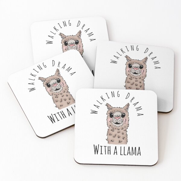 Item preview, Walking Drama with a llama  designed and sold by Life's eye Art and photography.