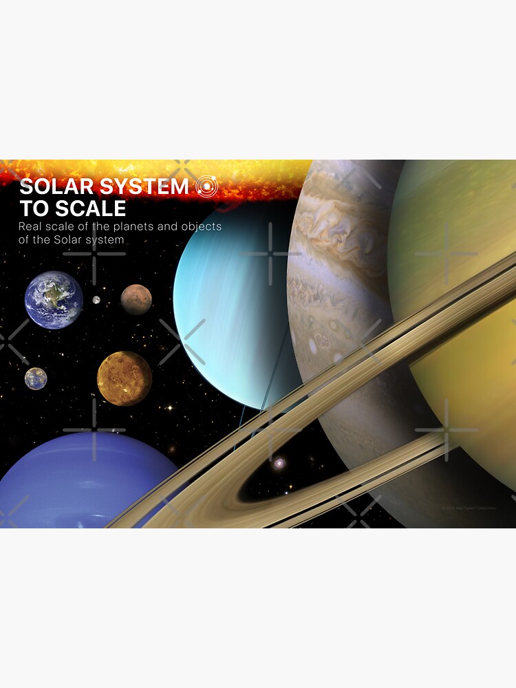 Pegatina for Sale con la obra «Planetas del Sistema Solar, paquete
