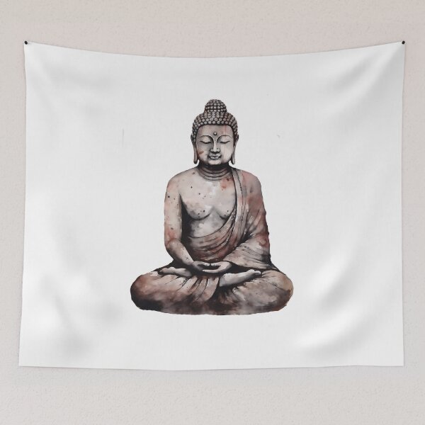 Item preview, Meditating Buddha designed and sold by sketchzen.