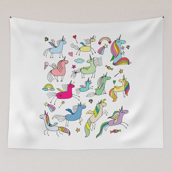 Item preview, Funny unicorn designed and sold by Kudryashka.