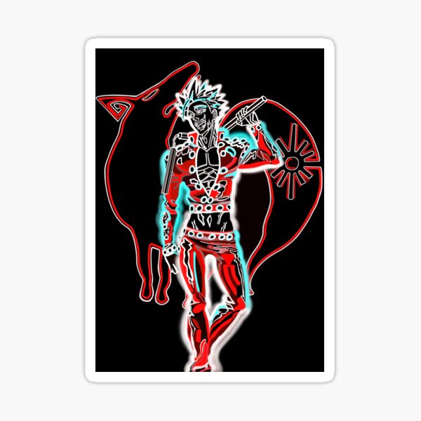 Neon Ban Sticker