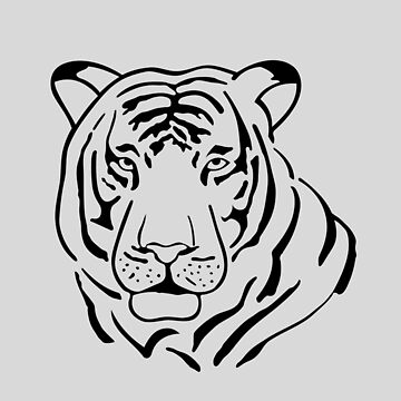  New White Tiger 3D Face Men's T-Shirt Black : Clothing, Shoes &  Jewelry