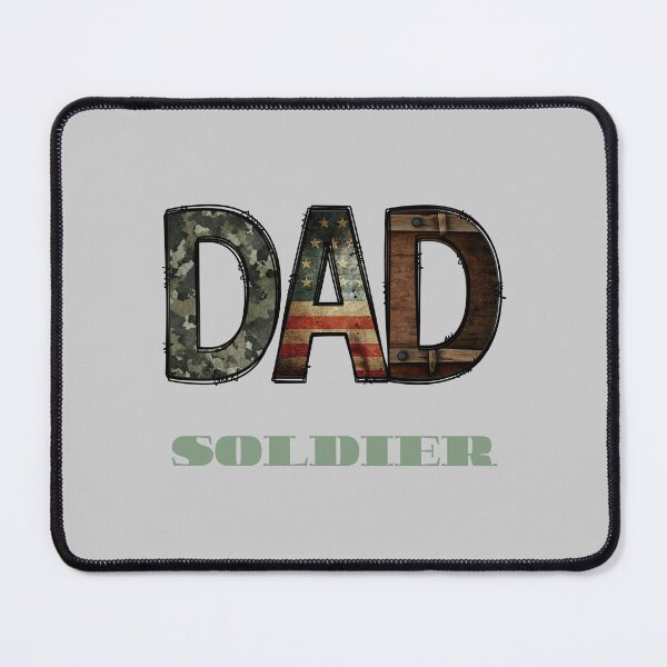 Item preview, Dad Soldier - Gift for Dad Father's Day 2023 designed and sold by BababuuuPrint.