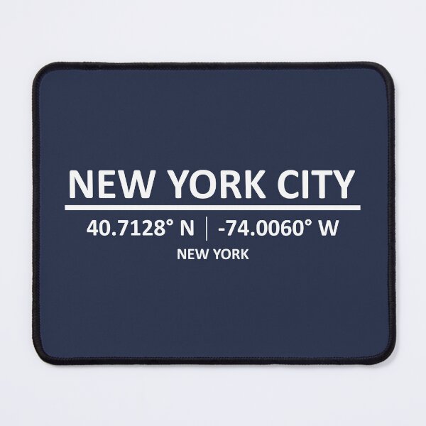 Item preview, NEW YORK CITY COORDINATES designed and sold by QuotesKINGz.