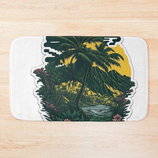 Item preview, Tropical Paradise: Artwork of a Majestic Palm Tree on a T-Shirt designed and sold by RedArtG09.