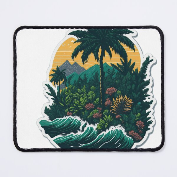 Item preview, Nature's Beauty: Majestic Palm Tree with Beautiful Flowers designed and sold by RedArtG09.