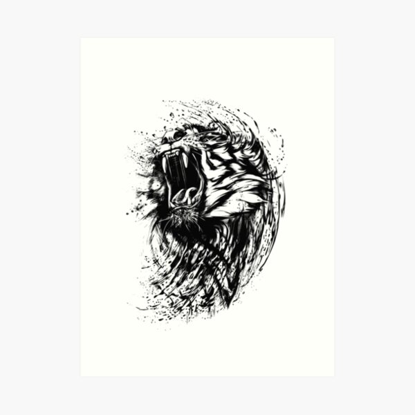 Tiger Scarf for Sale by kiriska  Tiger art, Tiger drawing, Illustration  art