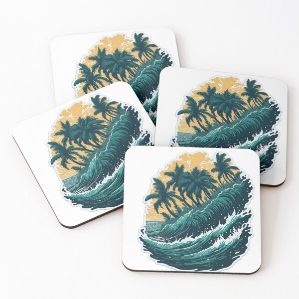 Item preview, Sunset Serenity: Majestic Palm Tree against Mountains and Clouds designed and sold by RedArtG09.