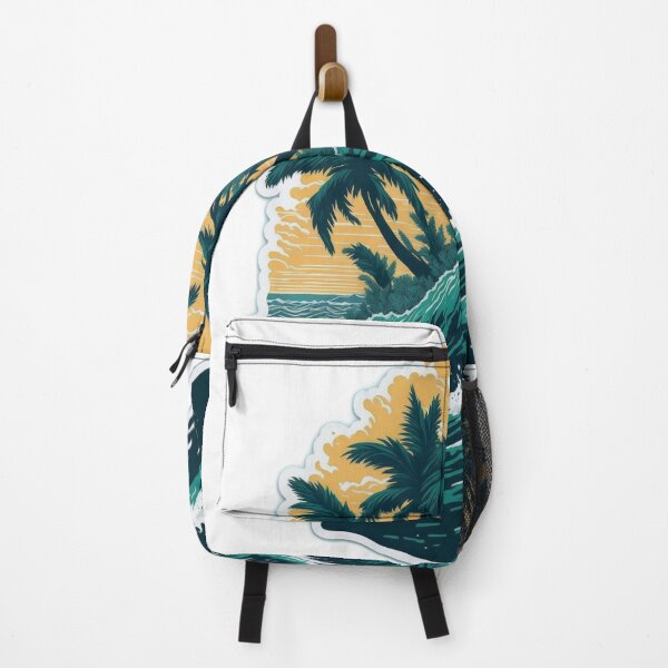 Item preview, Sunset Serenity: Majestic Palm Tree against Mountains and Clouds designed and sold by RedArtG09.
