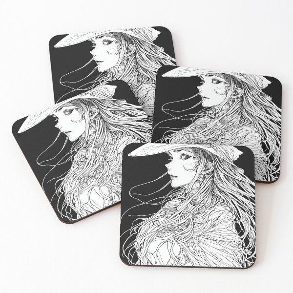 Item preview, Detailed Lineart Portrait of a Witch designed and sold by AIStudio137.