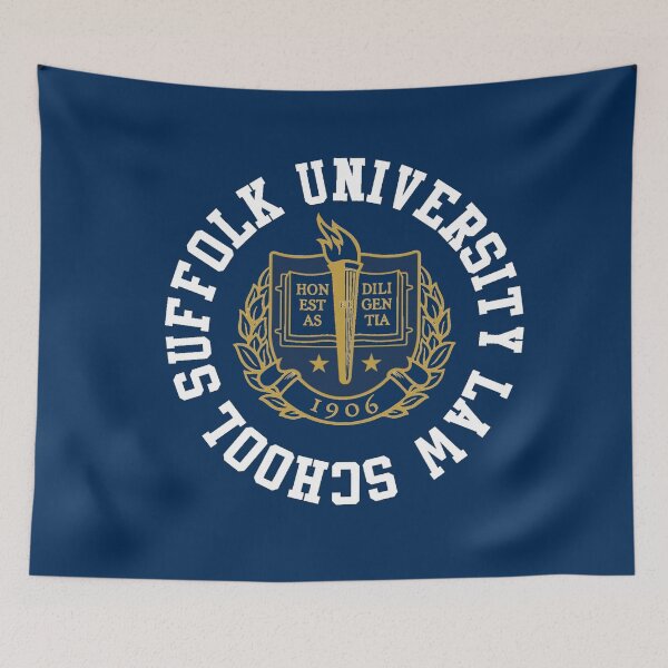 Item preview, Suffolk University Law School - Curved college font designed and sold by UkCollegeVibes.