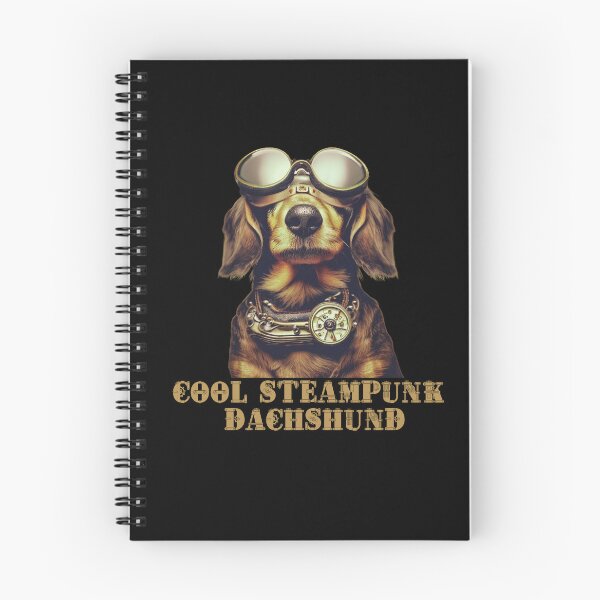Item preview, Cool Steampunk Dachshund con gafas designed and sold by TemporaryChaos.
