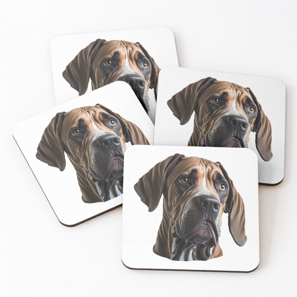 Item preview, Cute cartoon style Great Dane dog designed and sold by Juha Sompinmaeki.