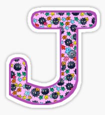 Soot Sprites Letter J Sticker