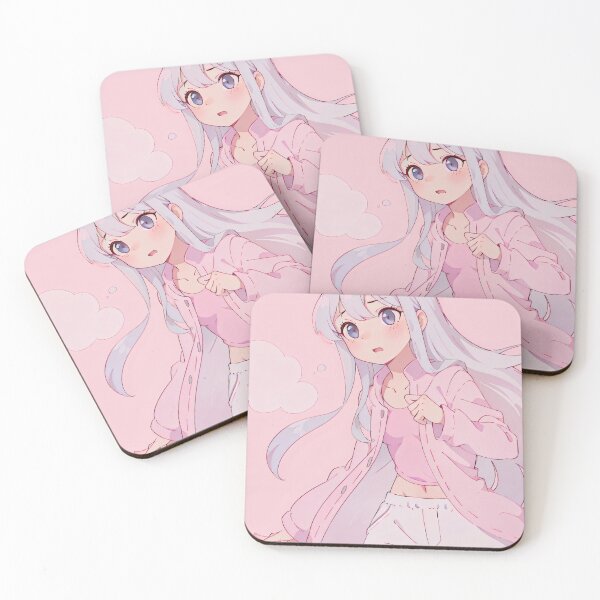 Item preview, Soft Pastel Girl in Captivating Anime Style designed and sold by Comethri.