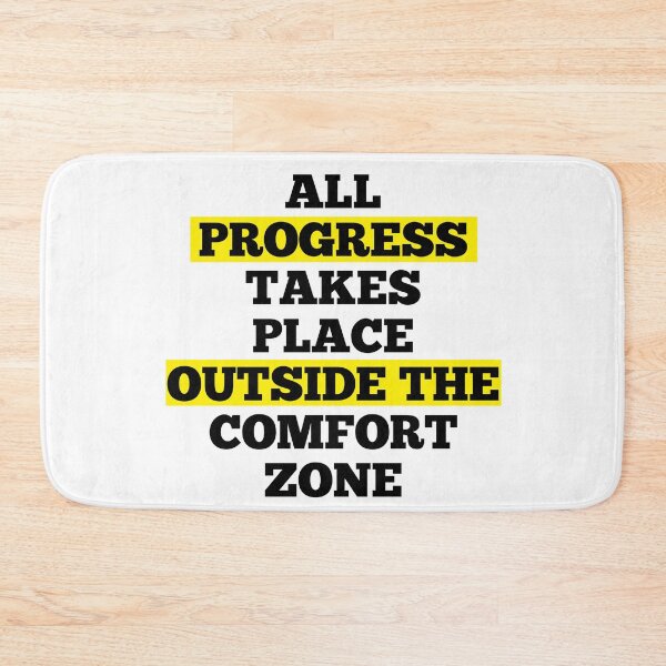 Item preview, All Progress Takes Place Outside The Comfort Zone | Gifts designed and sold by ritach11.