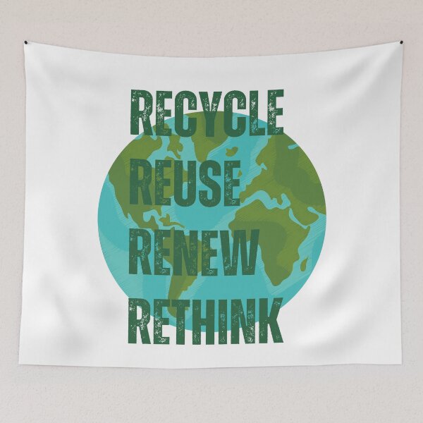 Item preview, Recycle reuse renew rethink designed and sold by Mirksaz-designs.