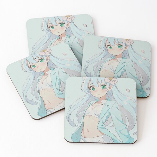 Item preview, Soft Pastel Girl in Captivating Anime Style designed and sold by Comethri.
