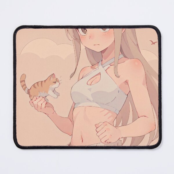 Item preview, Soft Pastel Girl in Captivating Anime Style designed and sold by Comethri.