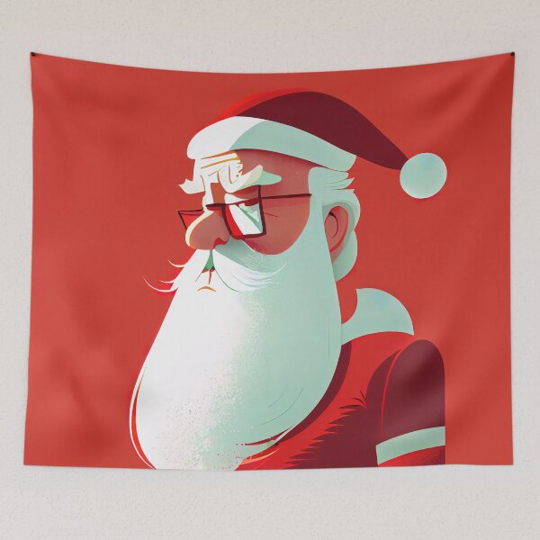Item preview, Retro Vintage Santa Claus, Red Santa Claus designed and sold by T-Shirt-Depot.
