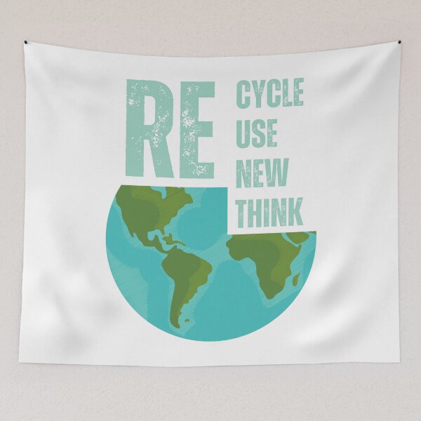Item preview, Recycle reuse renew rethink designed and sold by Mirksaz-designs.