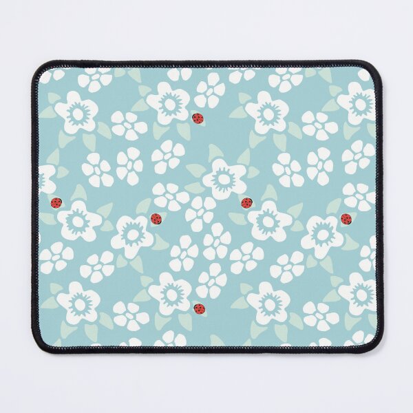 Item preview, Ladybug and Floral Seamless Repeat Surface Pattern designed and sold by MoePark.