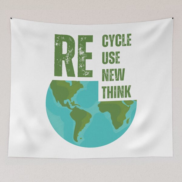 Item preview, Recycle reuse renew rethink designed and sold by Mirksaz-designs.