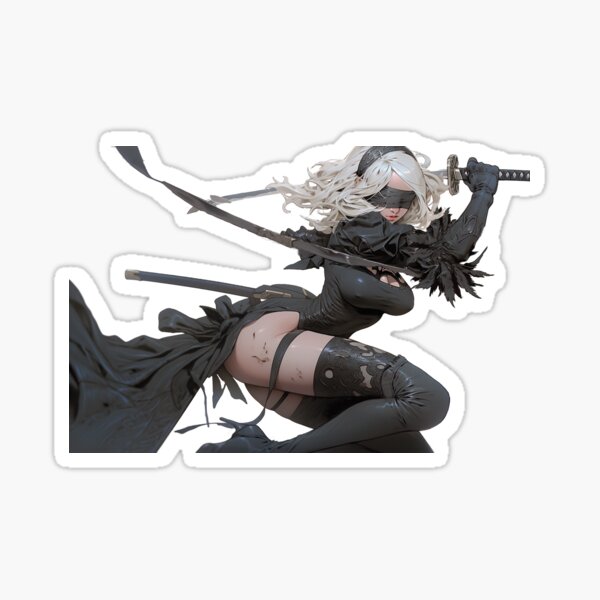 Nier: Automata 2B Anime Game JDM Decal Sticker 003 Anime Stickery