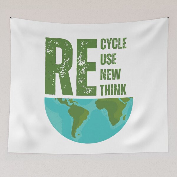 Item preview, Recycle reuse renew rethink designed and sold by Mirksaz-designs.