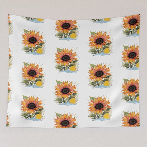 Item preview, sunflower with sunshine designed and sold by No-No-Name.