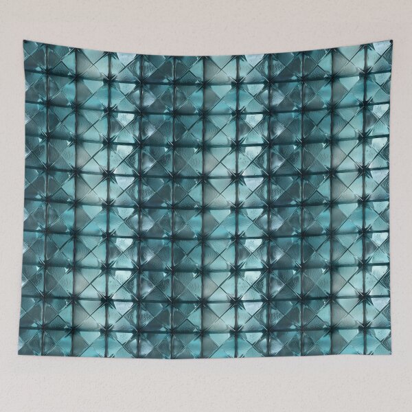 Item preview, Refreshing Blue Frosted Glass Texture Seamless Pattern, AI Generated designed and sold by drawerwalker.