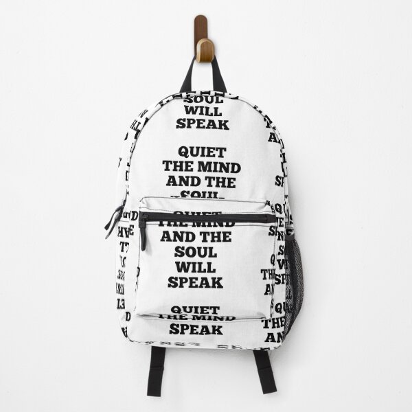 Item preview, Quiet The Mind And The Soul Will Speak | Motivational Quote designed and sold by ritach11.