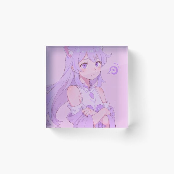 Item preview, Soft Pastel Girl in Captivating Anime Style designed and sold by Comethri.