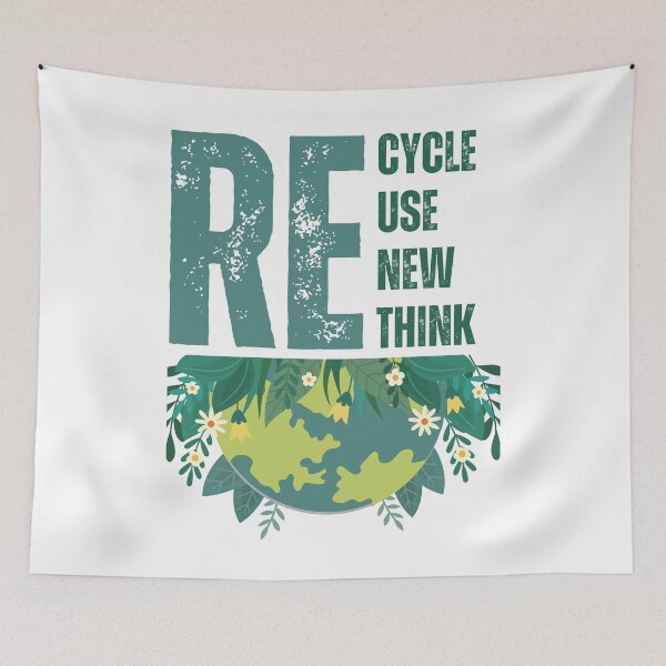Item preview, Recycle reuse renew rethink designed and sold by Mirksaz-designs.