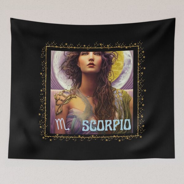 Item preview, Celestial Goddess of Scorpio designed and sold by Hellofriendco.