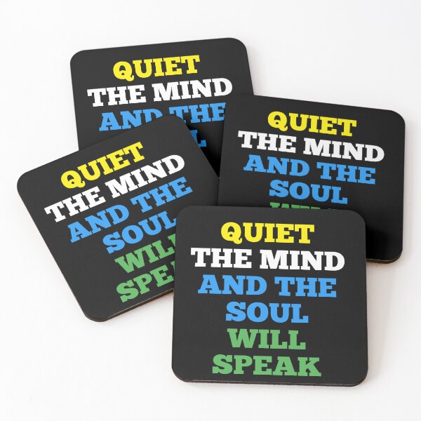Item preview, Quiet The Mind And The Soul Will Speak | Motivational Quote, Inspirational designed and sold by ritach11.