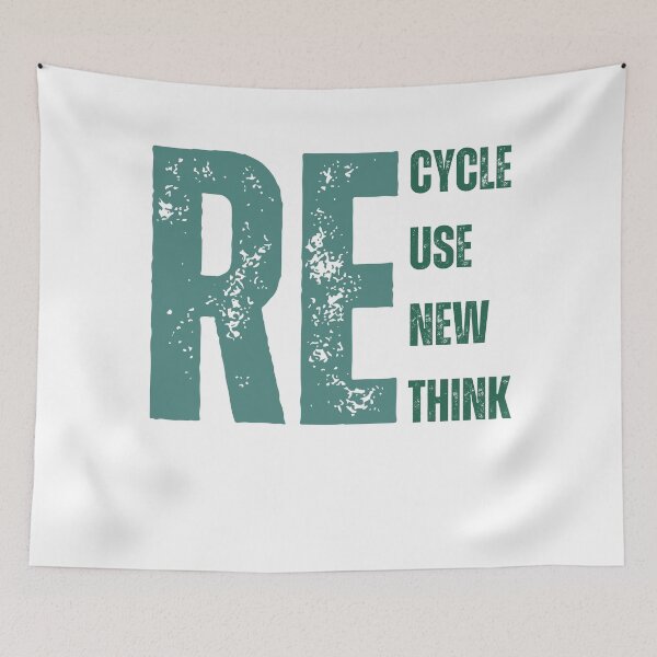 Item preview, Recycle reuse renew rethink designed and sold by Mirksaz-designs.