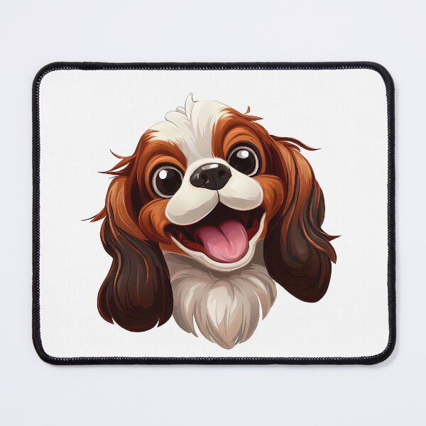 Artikelvorschau, Cavalier Cutie: Verspielte Cartoon-Spaniel-Kunst entworfen und verkauft von NinosDelViento.