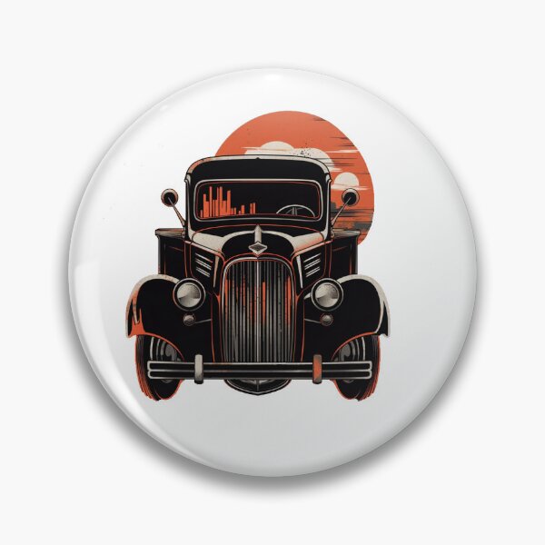 Item preview, Black Classic Truck | Vintage Truck Desgn designed and sold by CR-Tees.