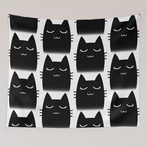 Item preview, Black cat designed and sold by ninaneco.