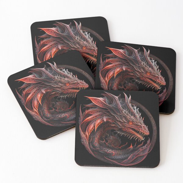 Artikelvorschau, Fantasy Red Medieval Dragon | Majestic, Mythology entworfen und verkauft von FantasySoul.