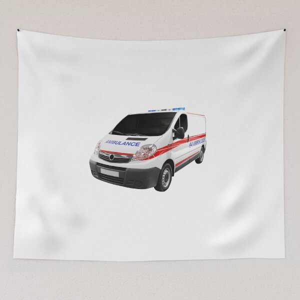 Item preview, Ambulance car isolated on white designed and sold by goceris.