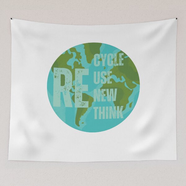 Item preview, Recycle reuse renew rethink designed and sold by Mirksaz-designs.