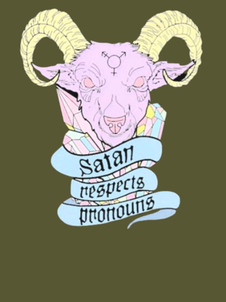 Target Satan Respects Pronouns Shirt - Bring Your Ideas, Thoughts