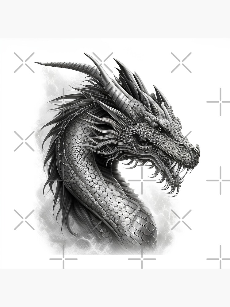 Realistic Dragon Drawing