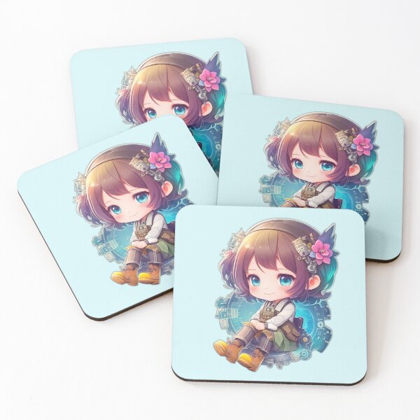 Item preview, Chibi girls in fantasy world designed and sold by jp22yoshi.