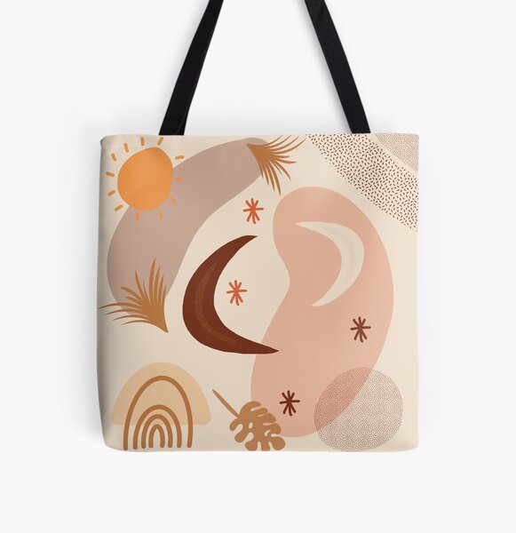 Boho Tote bag doublé
