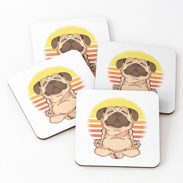Item preview, Yoga pug dog designed and sold by JanooFactory.