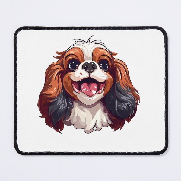 Item preview, Cute and Cuddly: Cartoon CKCS Illustration designed and sold by NinosDelViento.